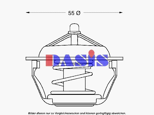 AKS DASIS Termostats, Dzesēšanas šķidrums 751966N